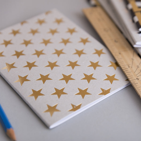 Gold Stars notebook