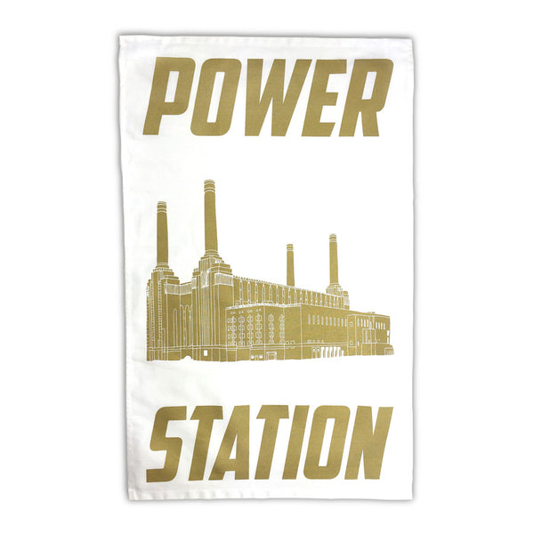 Battersea Power Station tea towel